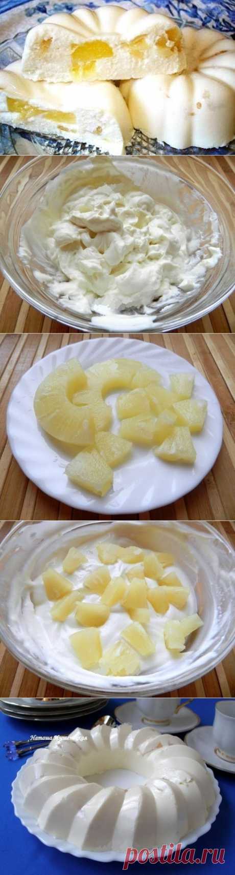 Творожный бланманже