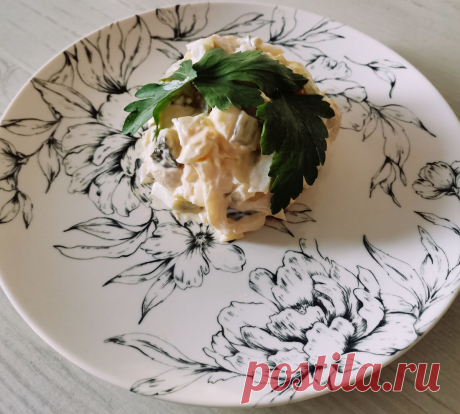 Салат с кальмарами😋 | Федорина радость😊 | Яндекс Дзен