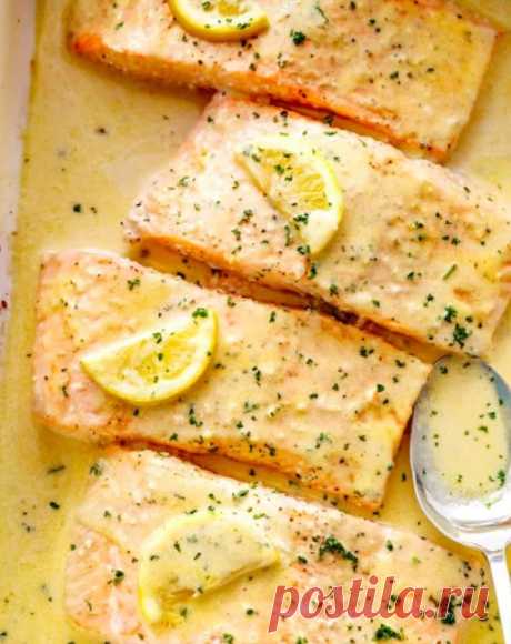 ​Форель в лимонно-сливочном соусе