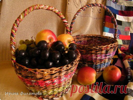 Козинки из журнальной бумаги...