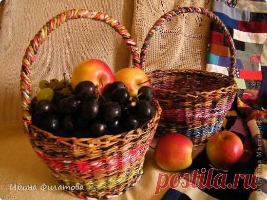 Козинки из журнальной бумаги...