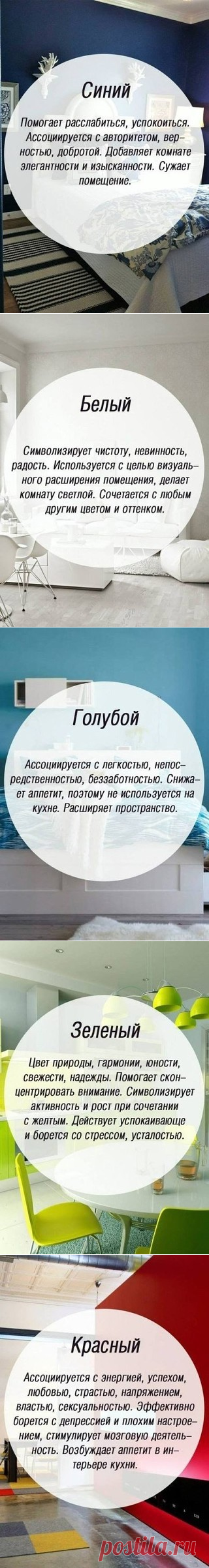 Цвета в интерьере