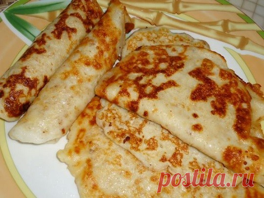 Овсяные блинчики на кислом молоке