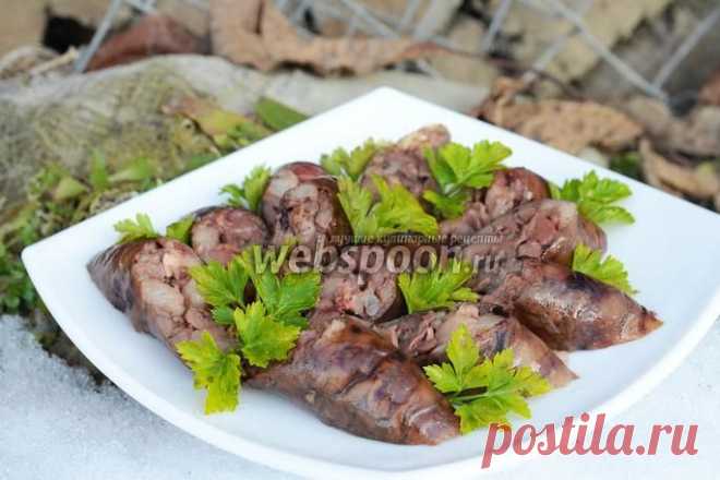 Колбаса из куриных сердечек