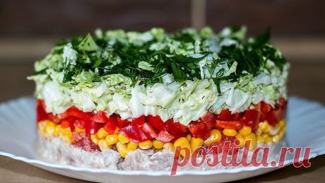 Слоеный салат Ревнивица - Простые рецепты Овкусе.ру