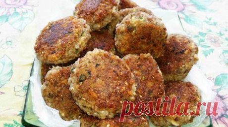 КОТЛЕТЫ ИЗ КАРТОШКИ, ГРЕЧКИ И СЫРА