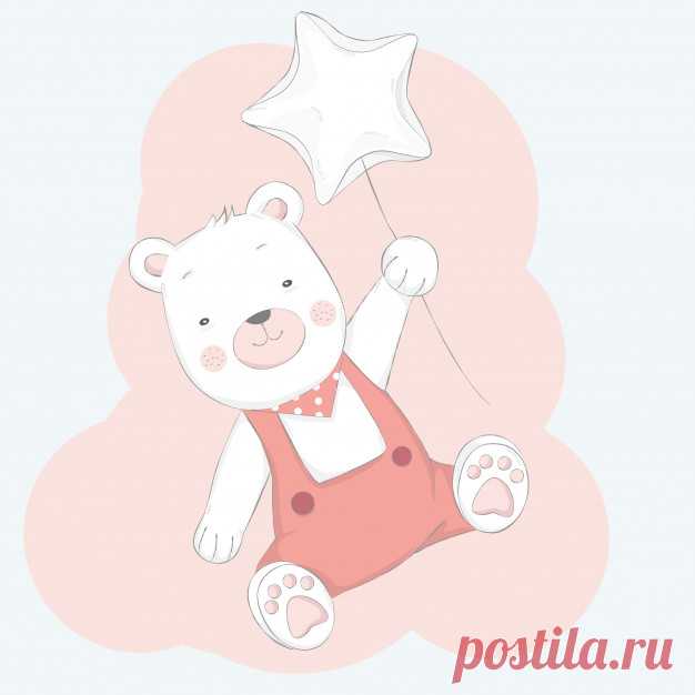 Симпатичный ребенок медведь со звездой мультфильм рисованной стиль Более миллиона свободных векторов, PSD, фотографии и бесплатные иконки. Эксклюзивные халявы и все графические ресурсы, которые необходимые для ваших проектов