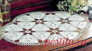 Салфетки крючком (схемы)