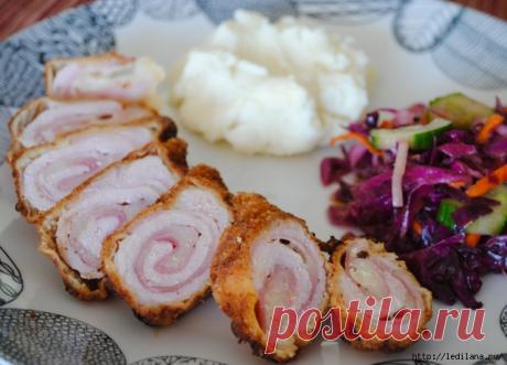 Куриный рулет: быстро, просто, вкусно