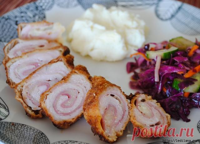 Куриный рулет: быстро, просто, вкусно