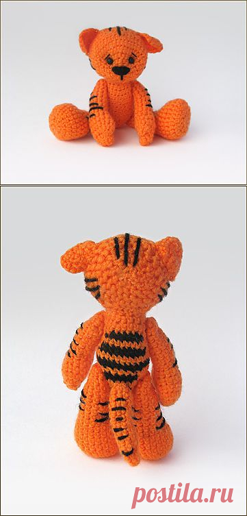 Тигренок крючком / Вязаные игрушки. Мастер-классы, схемы, описание. / PassionForum - мастер-классы по рукоделию