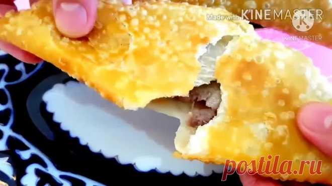 МУКА+КИПЯТОК И НЕМНОГО МЯСО!ЭТО ПРОСТО БОМБА!САМЫЙ СОЧНЫЙ,УДАЧНЫЙ РЕЦЕПТ ЧЕБУРЕК!НИКОГДА НЕ НАДОЕСТ!