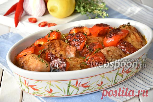 Куриные бедра в соусе Пири-пири от Джейми Оливера