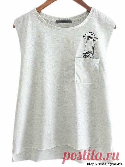 вышить летние вещи