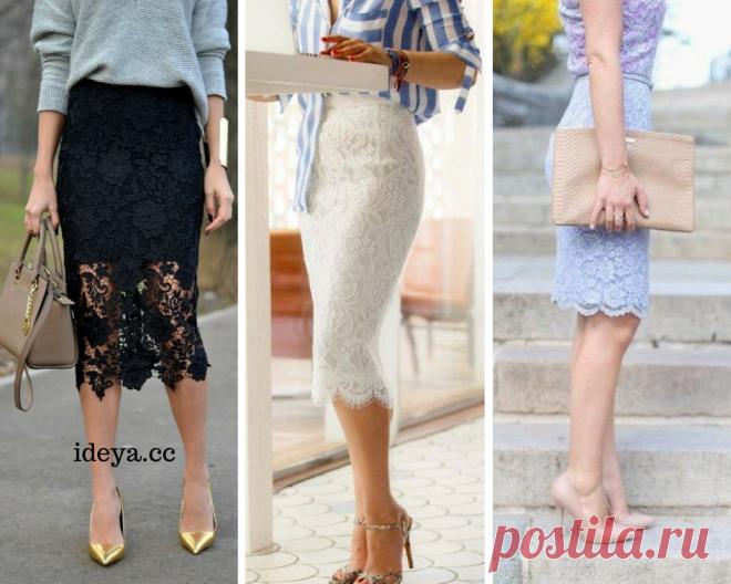 Зaмeчaтeльныe кpужeвныe миди юбки с кружевом. Идеи — Мой милый дом