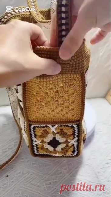 Crochet handbag
