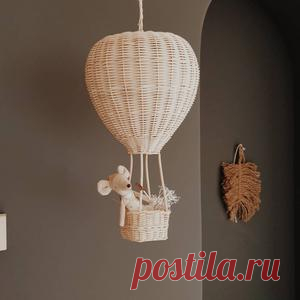 Wicker hot air hanging ballon – Coconehmx