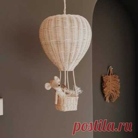 Wicker hot air hanging ballon – Coconehmx