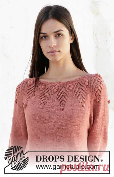 Джемпер Copper Rose от DROPS Design - блог экспертов интернет-магазина пряжи 5motkov.ru