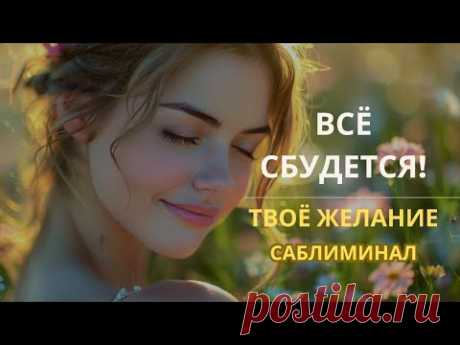 💖 ИСПОЛНЕНИЕ ЗАВЕТНЫХ ЖЕЛАНИЙ. Саблиминал