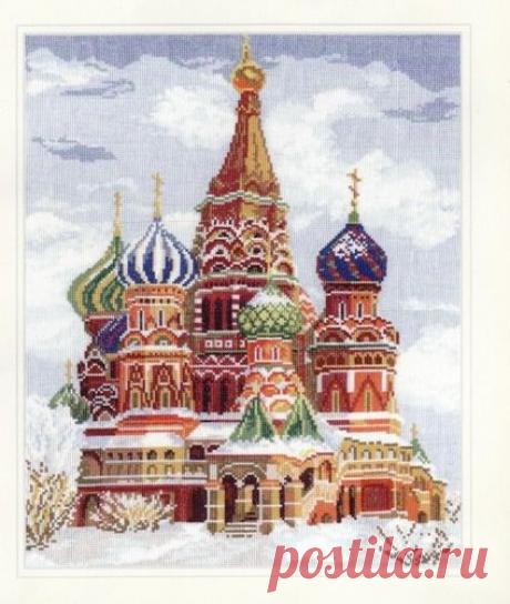 в/к Чудесная игла #75-01 - Храм Василия Блаженного.