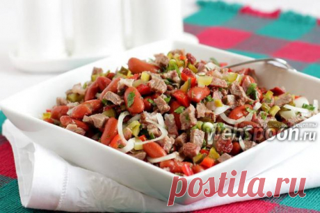 Салат с говядиной и фасолью / Болталка / Кулинария