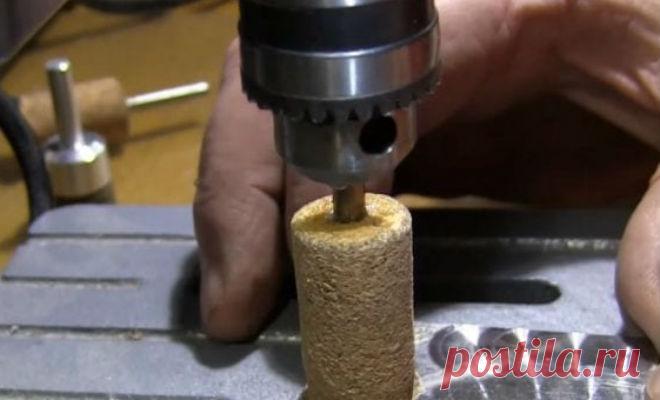Гениальная шлифовалка из обычной пробки