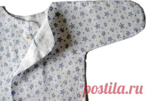 Выкройка распашонки | Как сшить распашонку для новорожденных