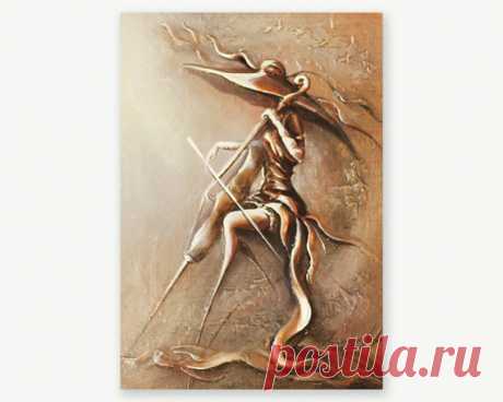 Сellist Original Modern Fine Art Musician Painting by Raen , Music painting , Cello Player , Portrait Cellist Lady , exclusive gift The Сellist Original Modern Fine Art Musician Painting by Raen  This is framed and ready to hung painting. This music painting could be original decor for your room. Cello Player brings magic sensual note in your interior! Or painting could be exclusive gift .  I used professional