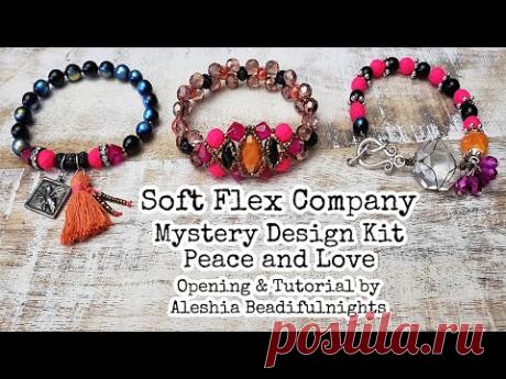 Soft Flex Company Mystery Design Kit Peace and Love Opening &amp; Tutorial