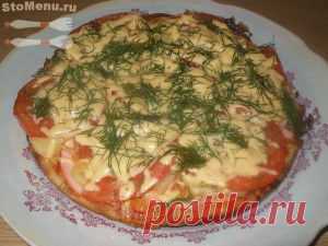Рецепты быстрого приготовления блюд. Пицца за пять минут