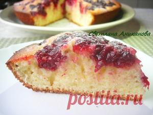 Вишневый пирог. Очень нежный! рецепт с фото