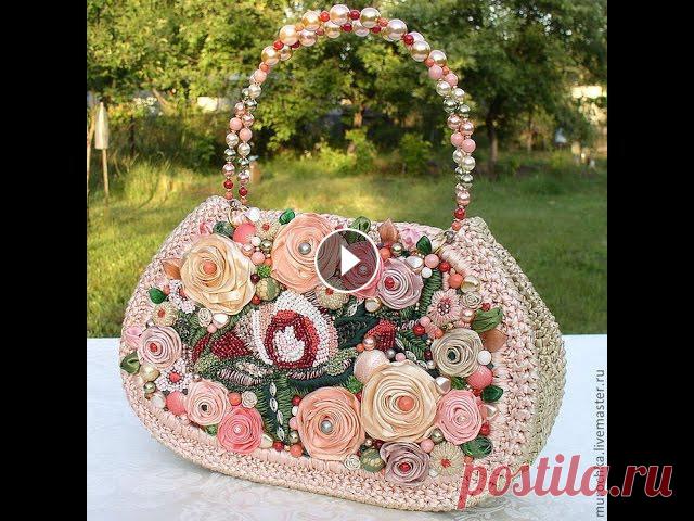 Потрясающие авторские сумки, вязанные сумки, что дух захватывает

кардиган платочная вязка