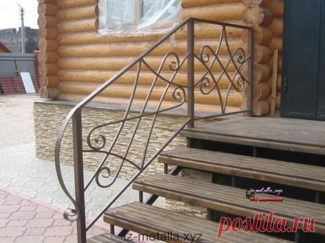 Лестница на крыльцо входная - «Из металла»