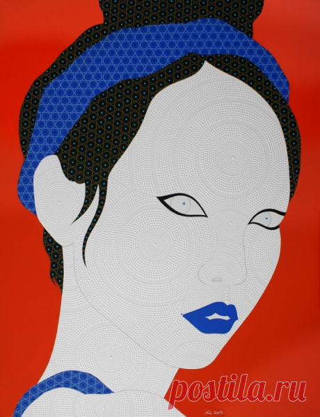 Таиландский художник. Chamnan Chongpaiboon
