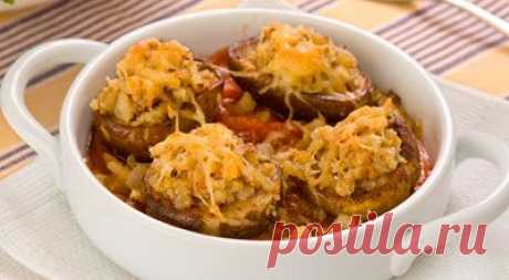 Белые грибы, запеченные с помидорами. - Рецепты - Доставка пиццы, обедов, суши, питьевой воды домой и в офис, банкет, кейтеринг, организация мероприятий в Петербурге