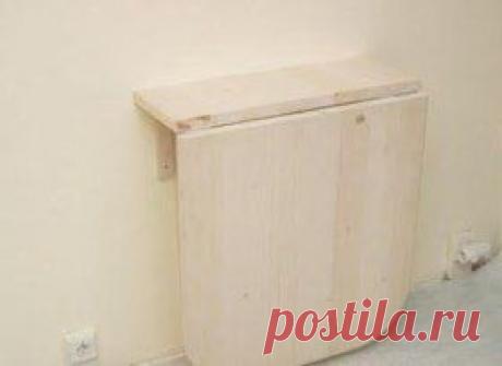 Как сделать складной маленький столик для маленькой кухни