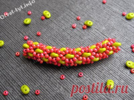 Сетчатый жгут из SuperDuo. Мастер-класс. | otvet-tyt