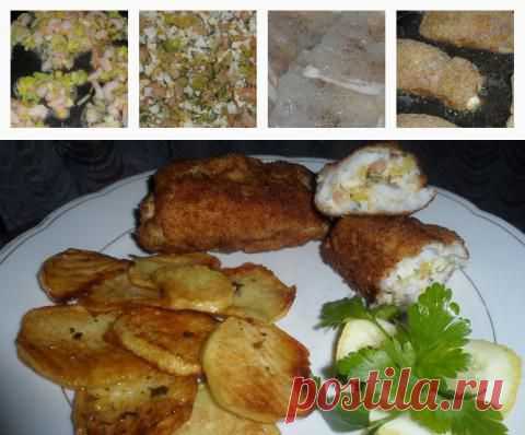 РЫБНЫЕ РУЛЕТИКИ С КРЕВЕТКАМИ | 4vkusa.ru