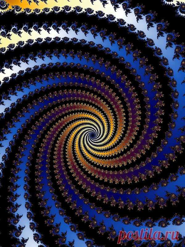 Patterned Fractal Spiral  Free Stock Photo HD - Public Domain Pictures
