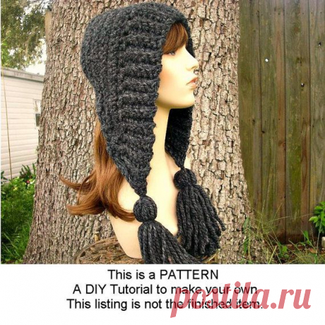 Instant Download Crochet Pattern  Hat Crochet Pattern от pixiebell