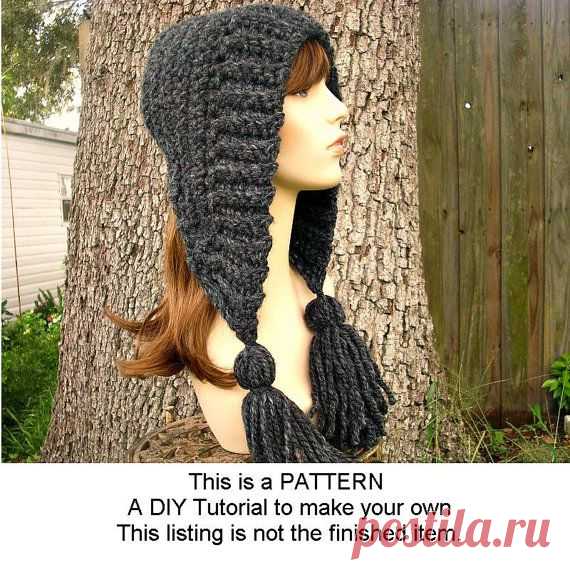 Instant Download Crochet Pattern  Hat Crochet Pattern от pixiebell