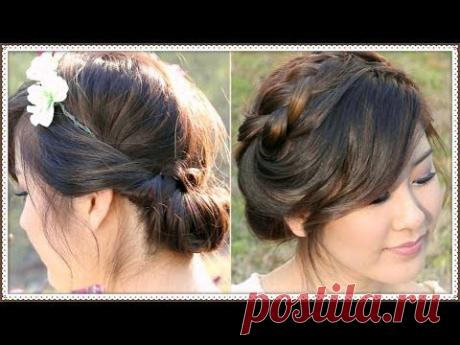 2 Cute Spring Updo Hairstyles! - YouTube