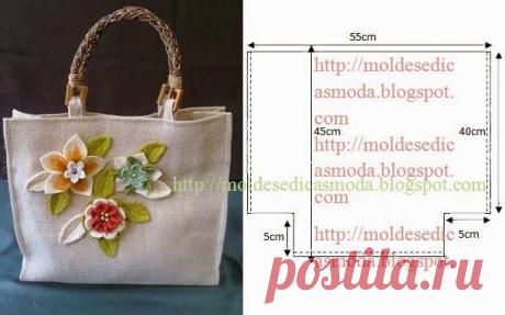 Когда я увидела, какую сумку сшила моя подруга, потеряла дар речи. Все выкройки здесь!