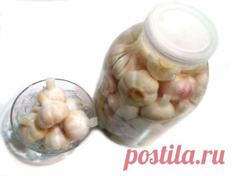 Засолка чеснока – грузинская кухня / Pickling garlic – Georgian cuisine