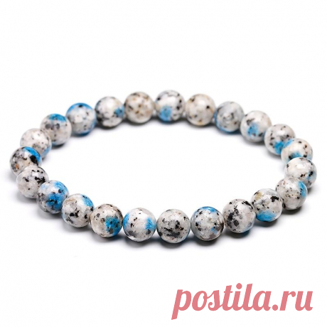 K2 Granite Beaded Crystal Bracelet DescriptionHandmade Natural K2 Granite Beaded Crystal BraceletThis gemstone bracelet will come in a gift bag along with crystal card and its metaphysical properties 3 Beads size available: 6mm, 8mm,10mm with rounded bead shape natural crystal stone The braclet type is strung on elastic stretch chord. MADE TO ORDER Once