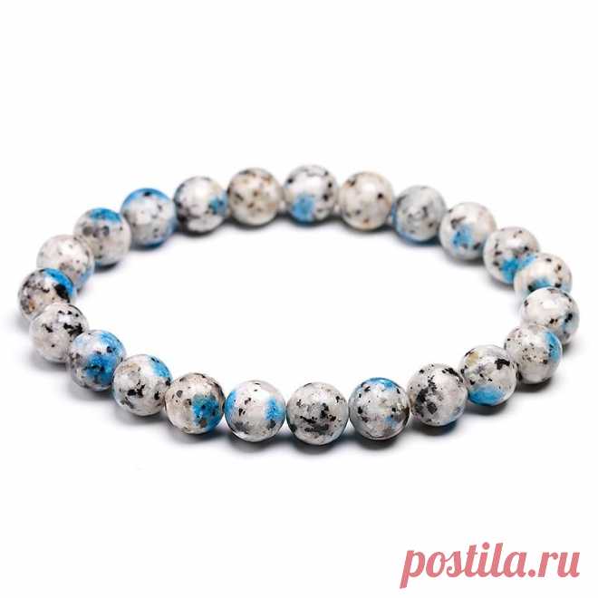K2 Granite Beaded Crystal Bracelet DescriptionHandmade Natural K2 Granite Beaded Crystal BraceletThis gemstone bracelet will come in a gift bag along with crystal card and its metaphysical properties 3 Beads size available: 6mm, 8mm,10mm with rounded bead shape natural crystal stone The braclet type is strung on elastic stretch chord. MADE TO ORDER Once