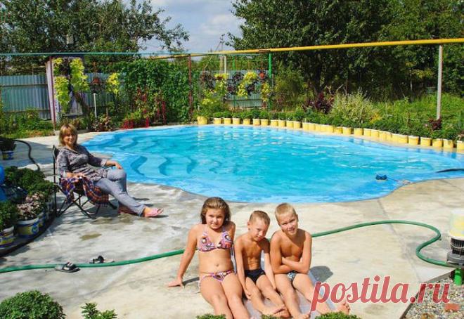 (+1) тема - Реальная история: бассейн на даче своими руками | 6 соток