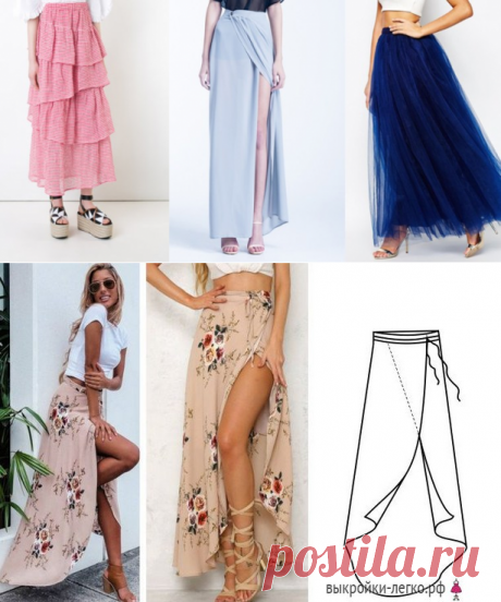 Шьём летнюю юбочку: простые выкройки - делаем своими руками