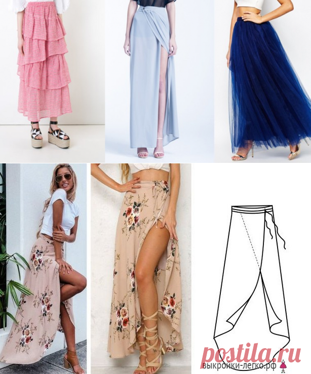 Шьём летнюю юбочку: простые выкройки - делаем своими руками